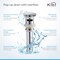 Kibi Circular Single Handle Bathroom Vanity Sink Faucet with Pop Up Drain C-KBF1008CH-KPW100CH - alternate 6